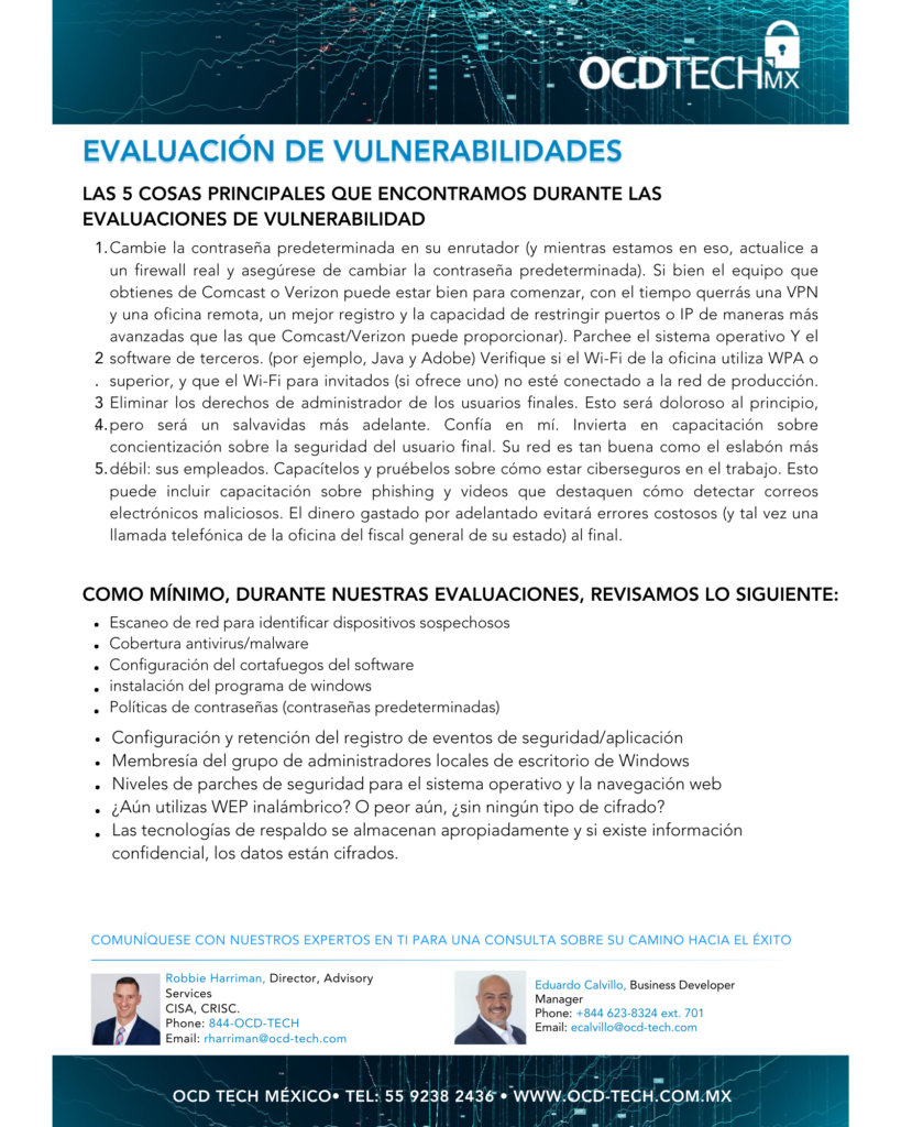 Evaluación de Vulnerabilidades